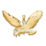 10K Eagle w/Beak Touching Claws Charm - Image 4