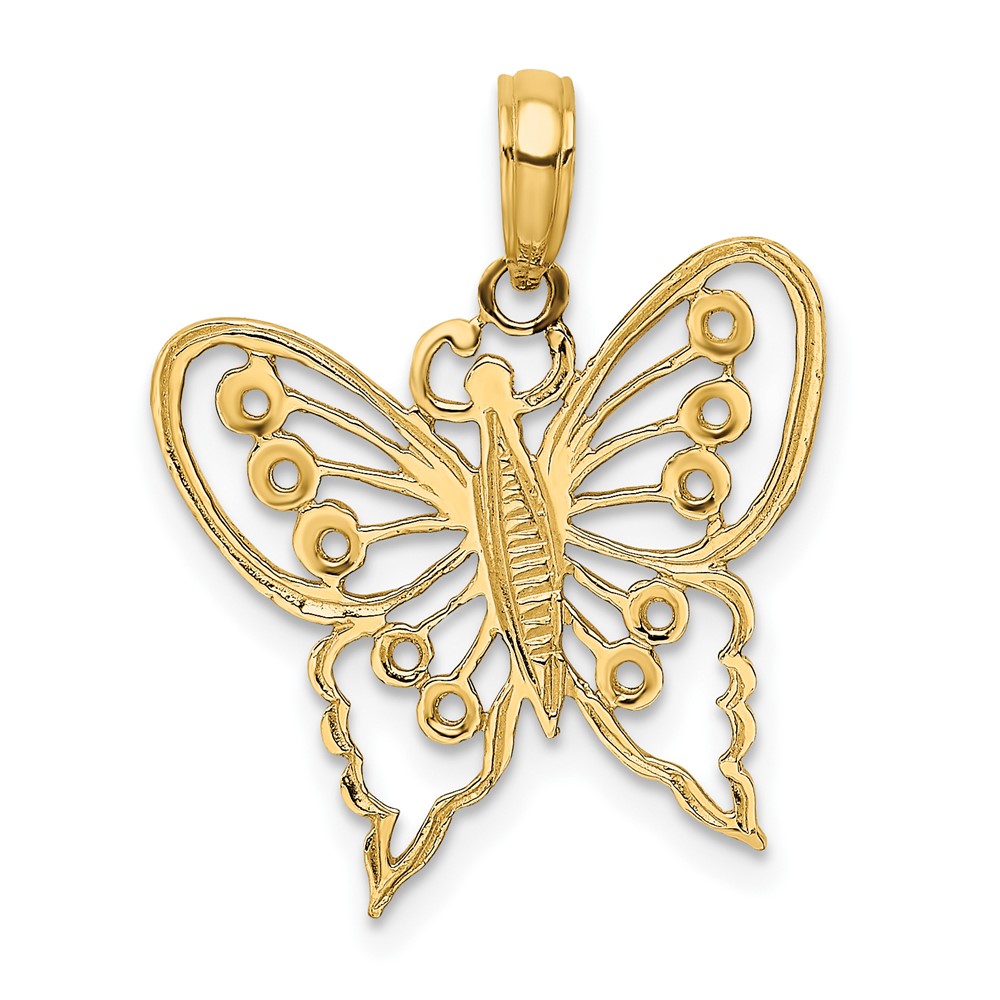 10K6556.jpg 10K Cut-Out Butterfly Charm - Image 1