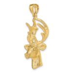 10K 3-D Deer Head Charm - Image 5