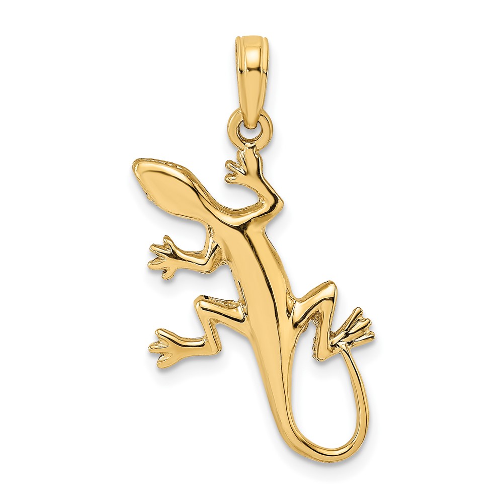10K6583.jpg 10K 2-D Gecko Charm - Image 1