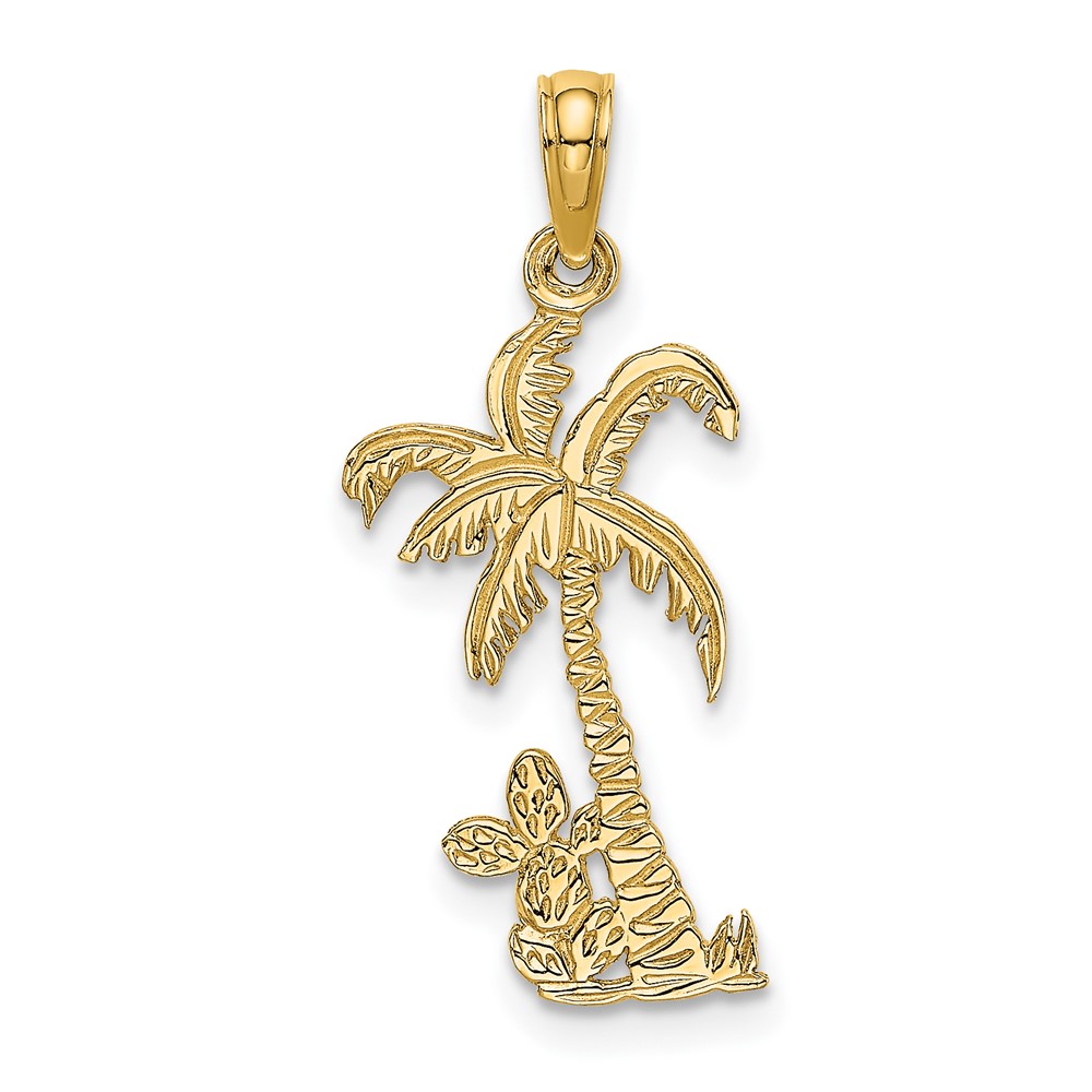 10K7157.jpg 10K Palm Tree w/ Cactus Charm - Image 1