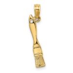 10K 3-D Paint Brush Charm - Image 4