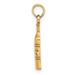 10K Wine Bottle Charm - Image 2