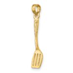 10K 3-D Polished Spatula Charm - Image 5
