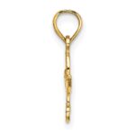 10K Flat Starfish Charm - Image 2