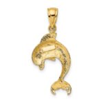 10K Polished Dolphin Jumping Charm - Image 4