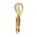 10K 2-D Textured Marlin Fish Charm - Image 2