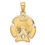 10K 2-D Sand Dollar W/ Star Charm - Image 4