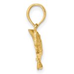 10K 2-D Bass Fish w/ Tail Up Charm - Image 2