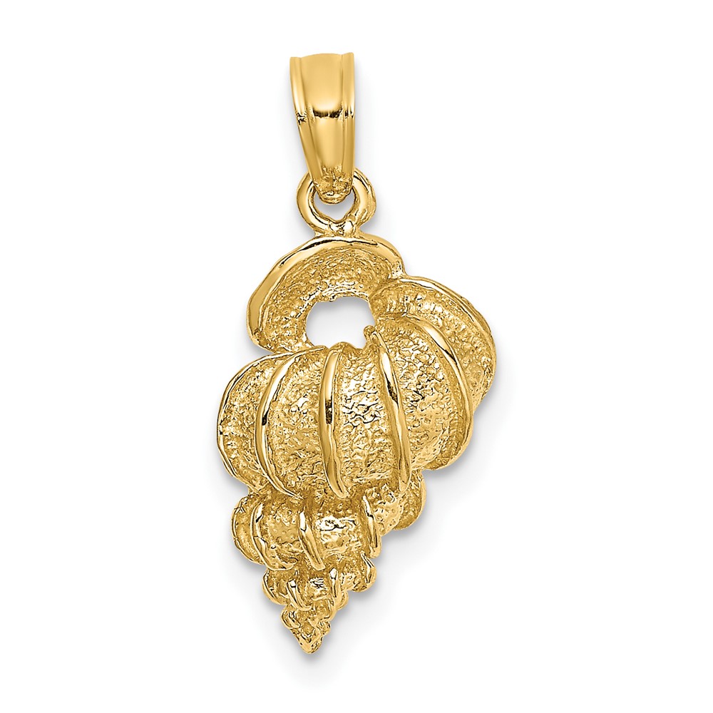10K7698.jpg 10K 2-D Precious Wentletrap Shell Charm - Image 1
