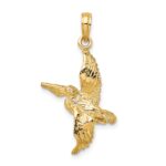10K 3-D Pelican Flying Charm - Image 4