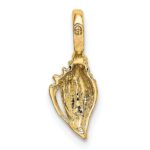 10K Mini Conch Shell Charm - Image 4