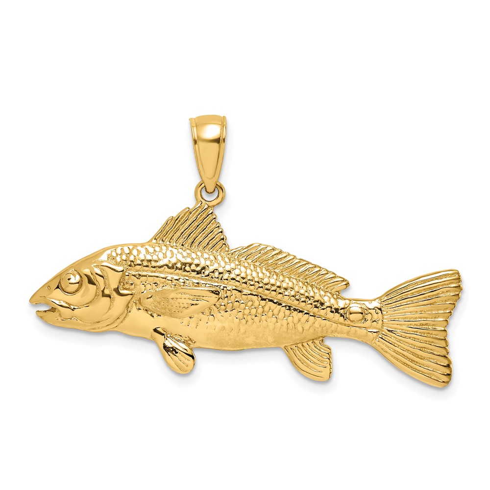 10K7968.jpg 10K 3-D Red Fish Charm - Image 1