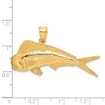 10K 2-D Male Dorado (Mahi-Mahi) Charm - Image 3