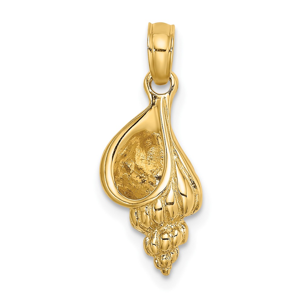 10K8161.jpg 10K 3-D Mini Precious Wentletrap Shell Charm - Image 1