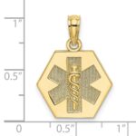 10k Medical Disc Pendant - Image 3