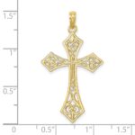 10K Filigree Cross Charm - Image 3