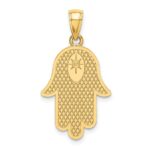 10K Hamsa W/ Star Of David Charm - Image 4