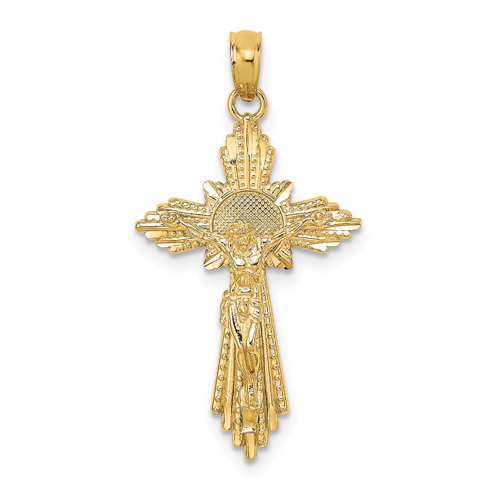 10K8573.jpg 10K D/C Crucifix Charm - Image 1