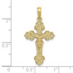 10K Crucifix W/ Fancy Tips Charm - Image 3