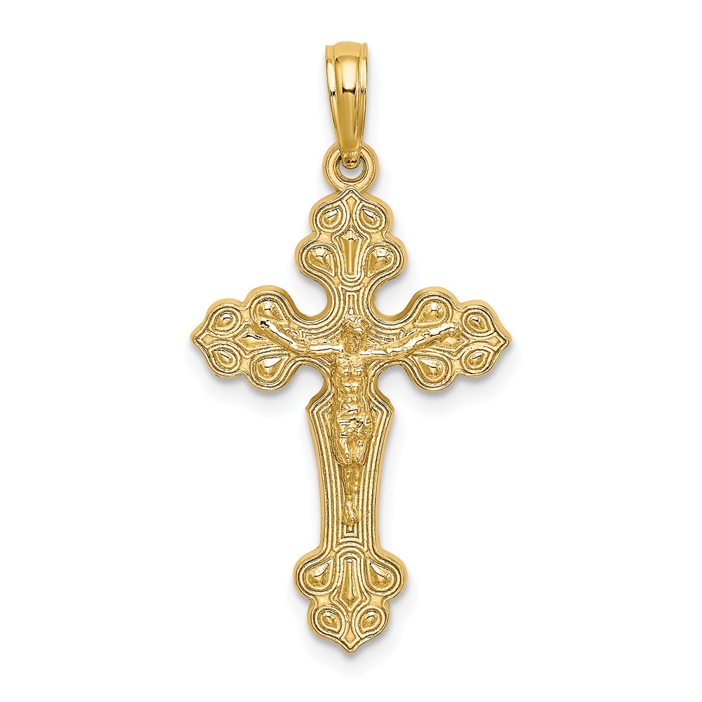 10K8577.jpg 10K Crucifix W/ Fancy Tips Charm - Image 1