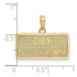 10K OBX NORTH CAROLINA License Plate Charm - Image 3