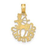 10K SAGITTARIUS Zodiac Charm - Image 4