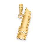 10K W/Rhodium Enameled Lipstick Charm - Image 3