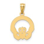 10k Claddagh Charm - Image 4