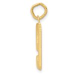 10k Medium Polished Number 9 Charm - Image 2