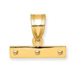 10ky Casted Medium Polished Top Charm - Image 4