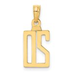 10K Number 20 Pendant - Image 4