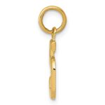 10k Small Polished Number 5 Charm - Image 2