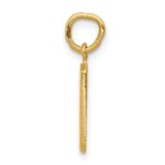 10k Small Polished Number 9 Charm - Image 2