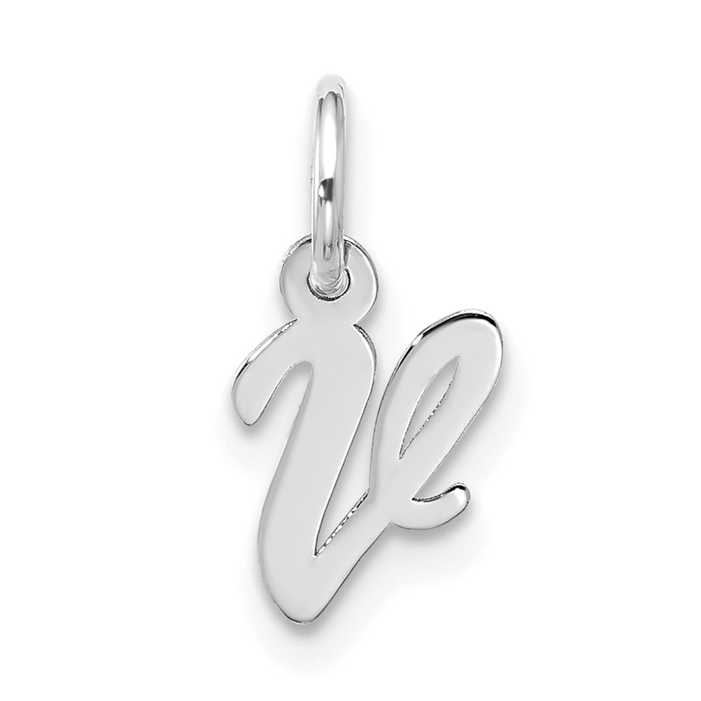 10WC1556V.jpg 10kw Small Script Initial V Charm - Image 1