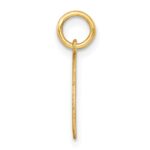 10K Plain .018 Gauge 12.2x12.2mm Circular Engravable Disc Charm - Image 2