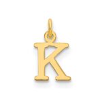 10ky Cutout Letter K Initial Charm