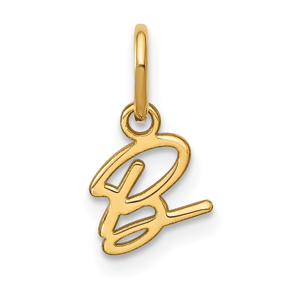 10XNA1305Y_B.jpg 10KY Upper case Letter B Initial Charm - Image 1