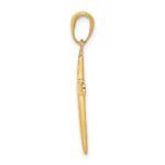 10k Polished Cross Pendant - Image 2