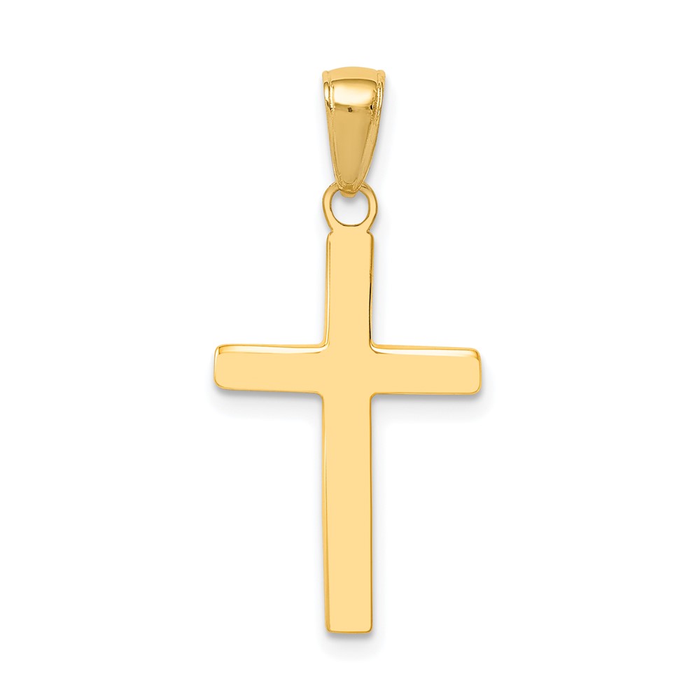 10XR564.jpg 10k Polished Cross Pendant - Image 1