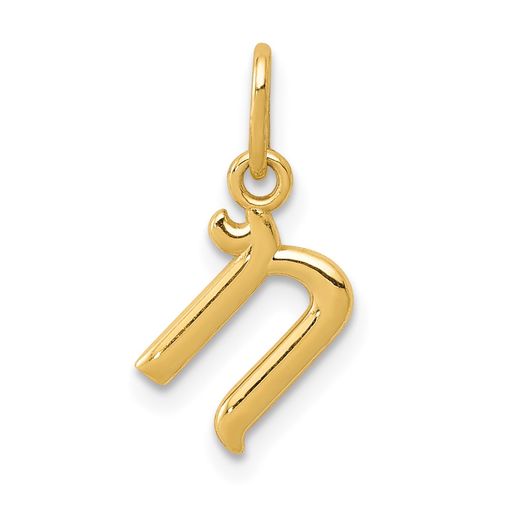 10YC1060N.jpg 10k Yellow Gold Letter n Initial Charm - Image 1