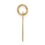 10k Large Slanted Block Initial C Charm - Image 2