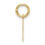 10k Small Script Initial P Charm - Image 2