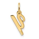 10k Small Script Initial Y Charm - Image 3