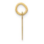 10k Small Slanted Block Initial D Charm - Image 2