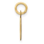 10k Small Slanted Block Initial O Charm - Image 2