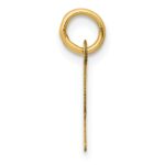 10k Small Slanted Block Initial R Charm - Image 2