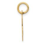 10K Small Fancy Script Initial R Charm - Image 2