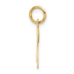 10K Small Fancy Script Initial X Charm - Image 2