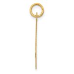 10k Large Fancy Script Letter A Initial Charm - Image 2